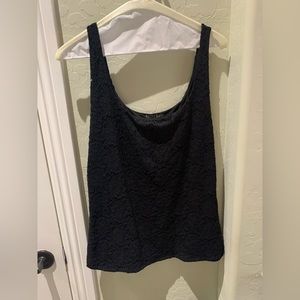 WHBM  stretch lace shells, 1 black and 1 white, $14  each.